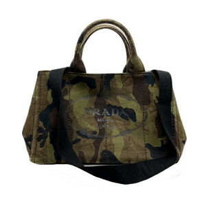Prada Canapa Canvas Camouflage Bag